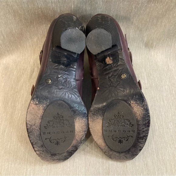 NEOSENS Sz 38  Rococo Steampunk Style Funky Heels Buckles Zipper Side Booties - Picture 11 of 12